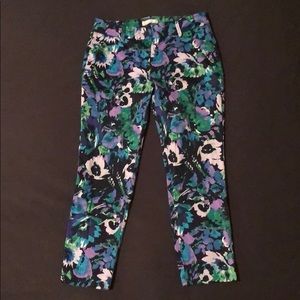 Floral print work pants🌺